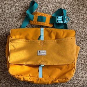 Cotopaxi Mustard and Turquoise Shoulder Bag